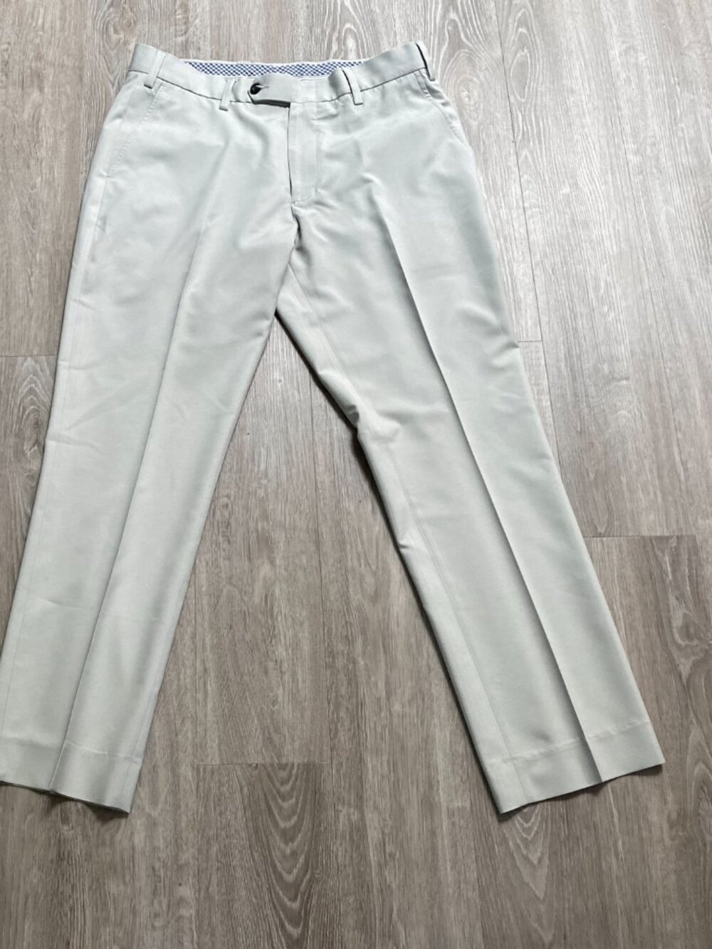 Turtleson Men Mid Rise Straight Comfort Work Office Minimalist Pants 34" X 30"